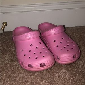 pink crocs